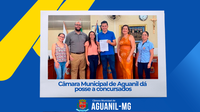 Câmara Municipal de Aguanil dá posse a concursados e atinge 100 % do quadro de concursados
